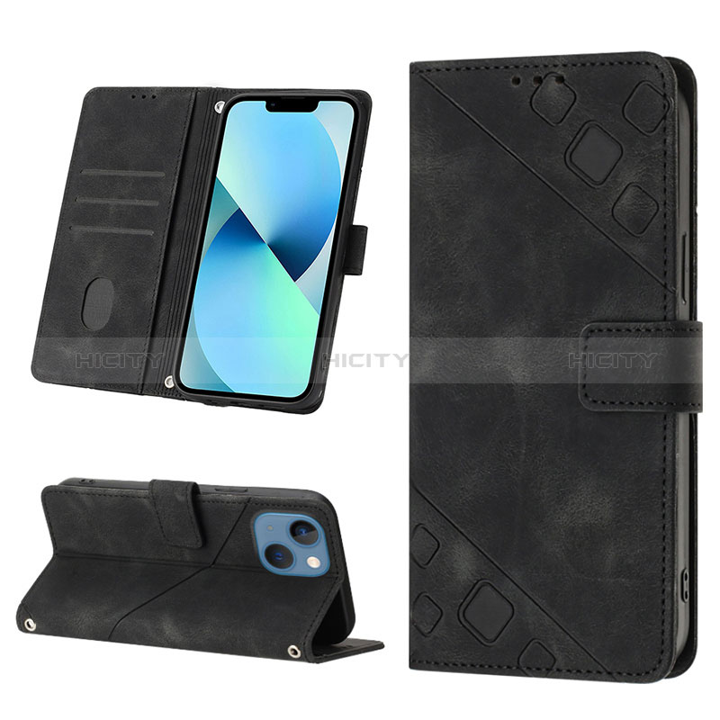 Custodia Portafoglio In Pelle Cover con Supporto Y05B per Apple iPhone 15