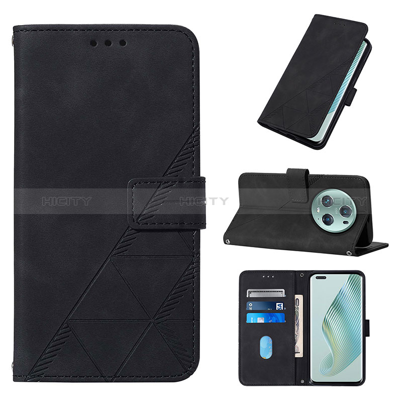 Custodia Portafoglio In Pelle Cover con Supporto Y05B per Huawei Honor Magic5 Pro 5G