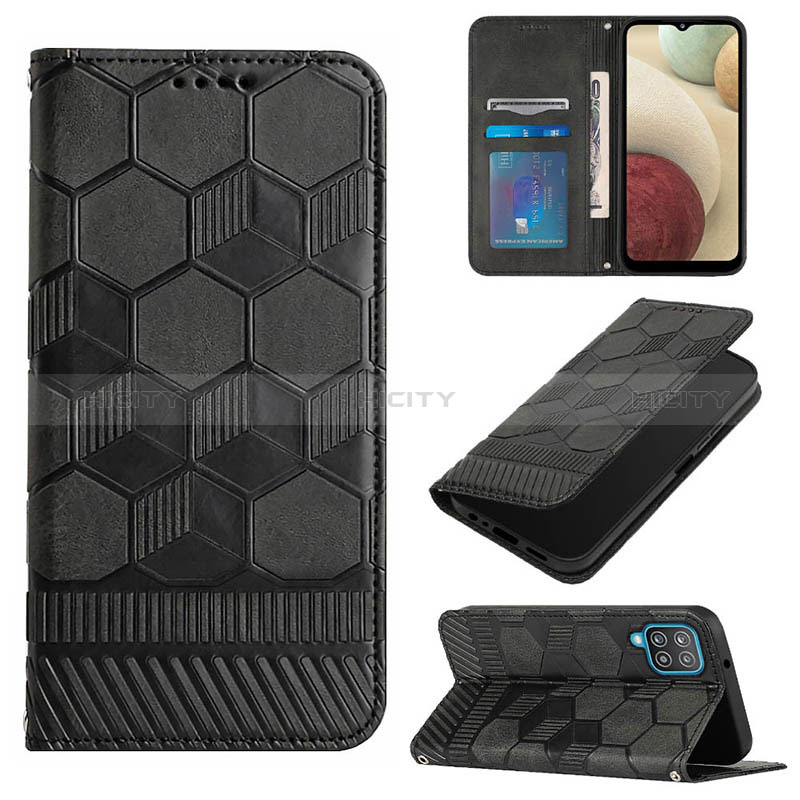 Custodia Portafoglio In Pelle Cover con Supporto Y05B per Samsung Galaxy F12