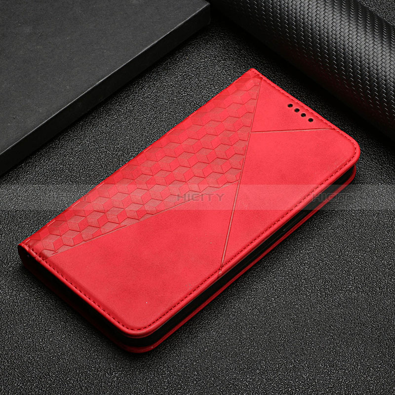 Custodia Portafoglio In Pelle Cover con Supporto Y05X per Google Pixel 7 Pro 5G Rosso