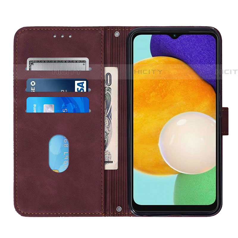 Custodia Portafoglio In Pelle Cover con Supporto Y06B per Samsung Galaxy A04s