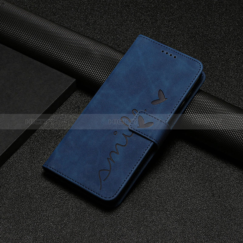 Custodia Portafoglio In Pelle Cover con Supporto Y06X per Motorola Moto Edge (2023) 5G Blu