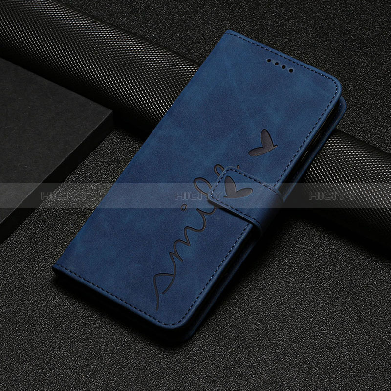 Custodia Portafoglio In Pelle Cover con Supporto Y06X per Xiaomi Poco F5 5G Blu