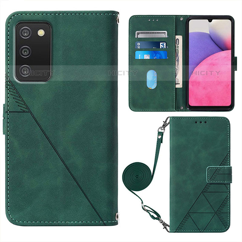 Custodia Portafoglio In Pelle Cover con Supporto Y07B per Samsung Galaxy M02s