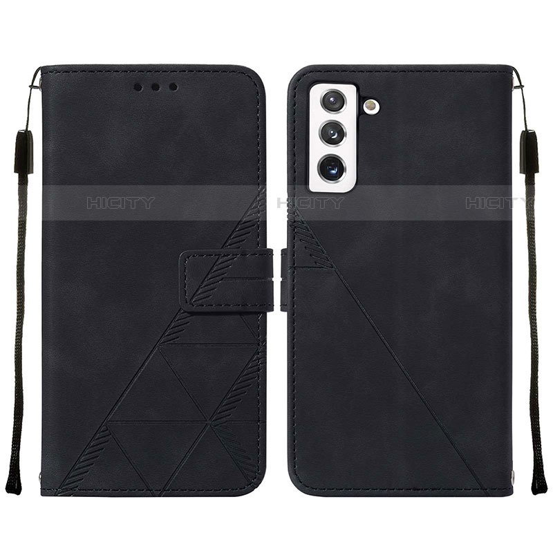 Custodia Portafoglio In Pelle Cover con Supporto Y07B per Samsung Galaxy S21 Plus 5G Nero