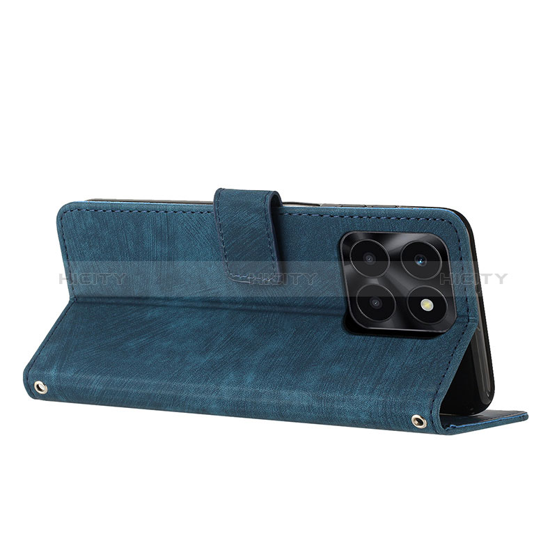 Custodia Portafoglio In Pelle Cover con Supporto Y07X per Huawei Honor X6a