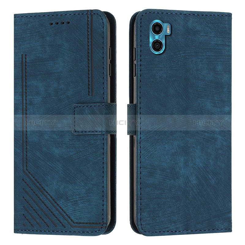 Custodia Portafoglio In Pelle Cover con Supporto Y07X per Motorola Moto E22S