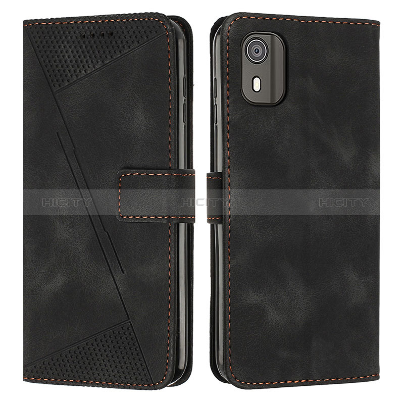 Custodia Portafoglio In Pelle Cover con Supporto Y07X per Nokia C02