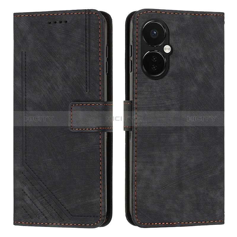 Custodia Portafoglio In Pelle Cover con Supporto Y07X per OnePlus Nord N30 5G Nero