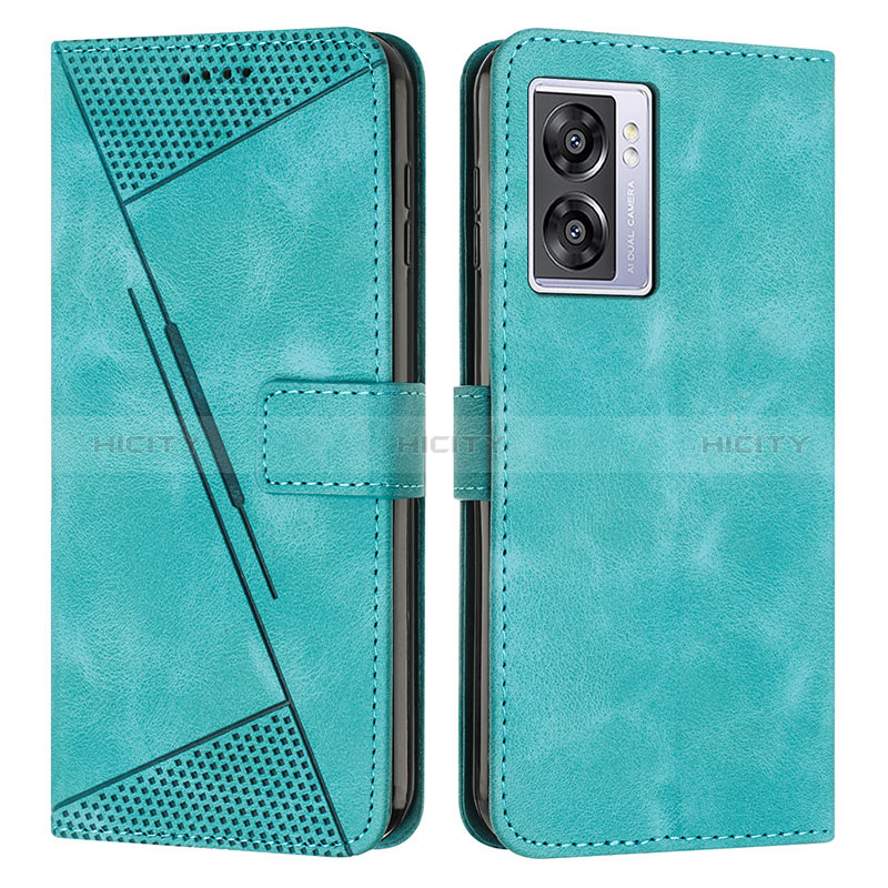 Custodia Portafoglio In Pelle Cover con Supporto Y07X per OnePlus Nord N300 5G Verde