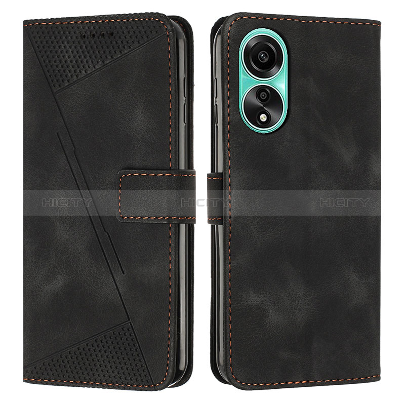 Custodia Portafoglio In Pelle Cover con Supporto Y07X per Oppo A38