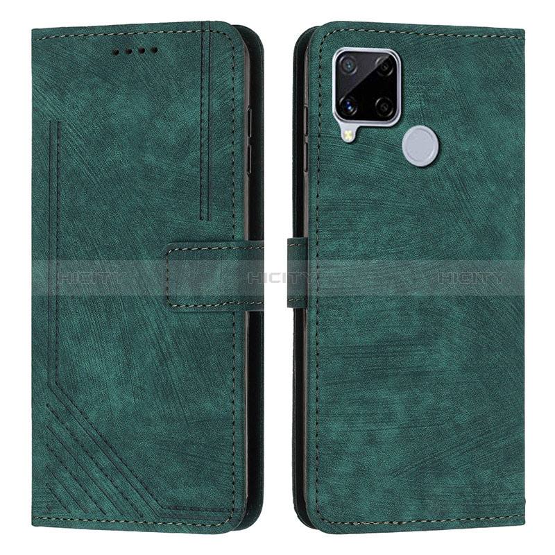 Custodia Portafoglio In Pelle Cover con Supporto Y07X per Realme C12