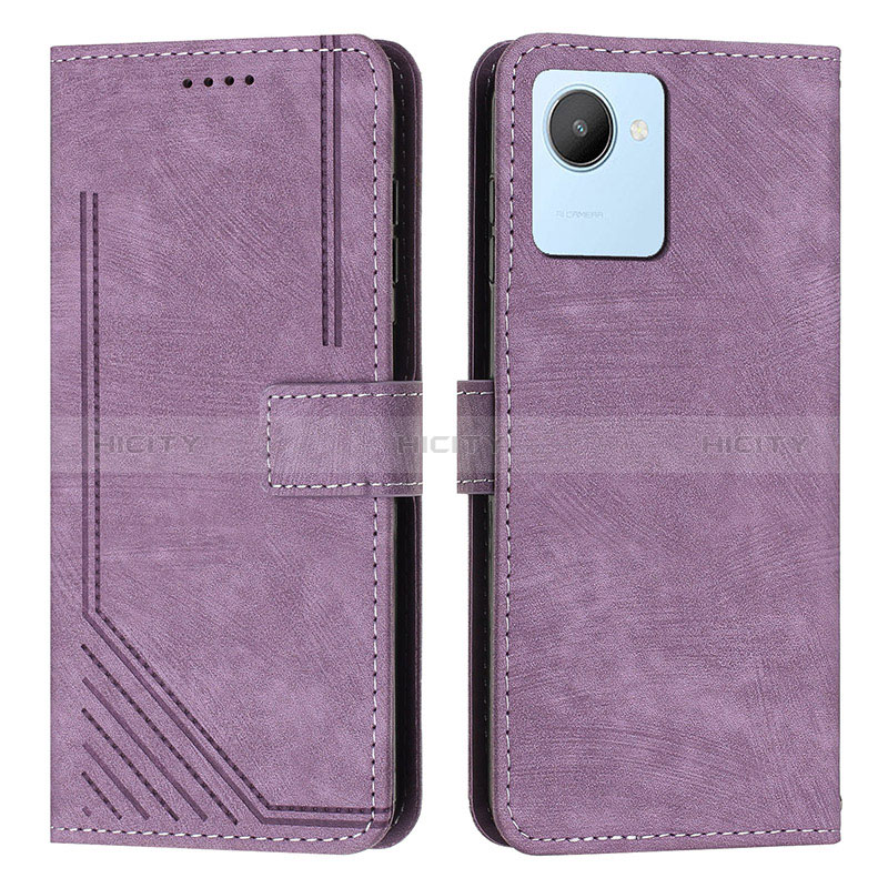 Custodia Portafoglio In Pelle Cover con Supporto Y07X per Realme C30