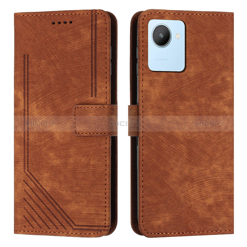 Custodia Portafoglio In Pelle Cover con Supporto Y07X per Realme C30s