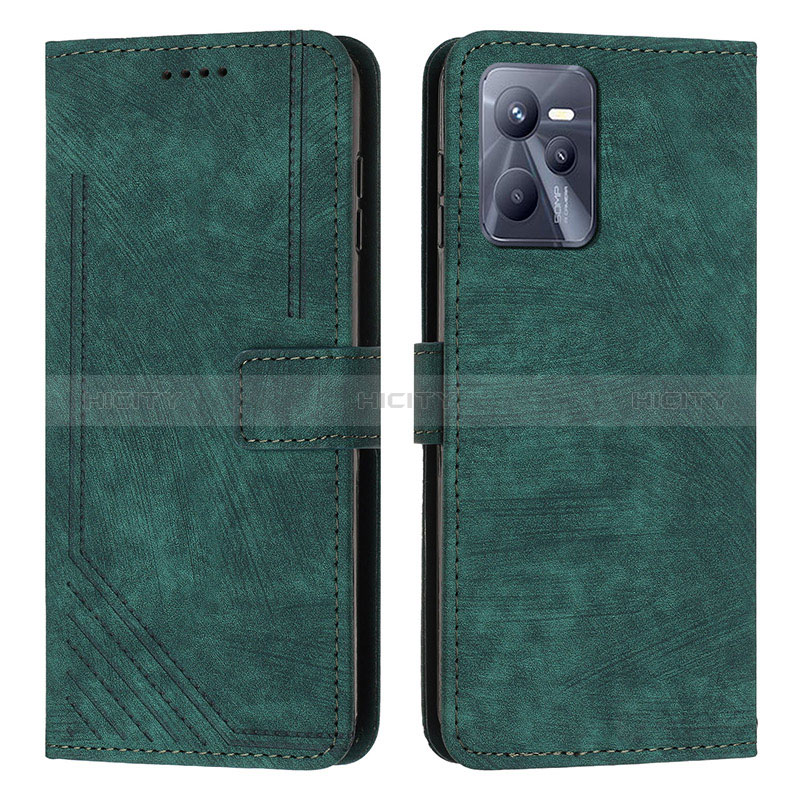 Custodia Portafoglio In Pelle Cover con Supporto Y07X per Realme C35