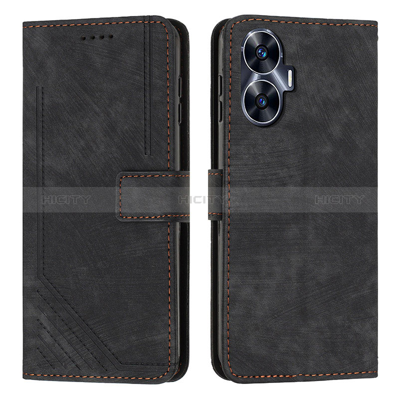 Custodia Portafoglio In Pelle Cover con Supporto Y07X per Realme C55