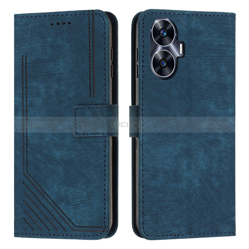 Custodia Portafoglio In Pelle Cover con Supporto Y07X per Realme C55