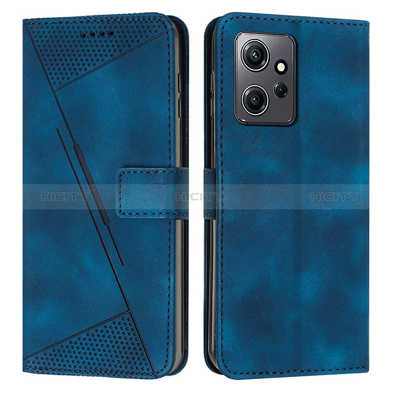 Custodia Portafoglio In Pelle Cover con Supporto Y07X per Xiaomi Redmi Note 12 4G Blu