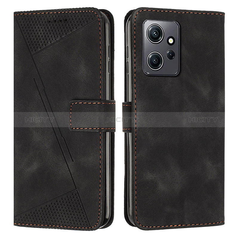 Custodia Portafoglio In Pelle Cover con Supporto Y07X per Xiaomi Redmi Note 12 4G Nero