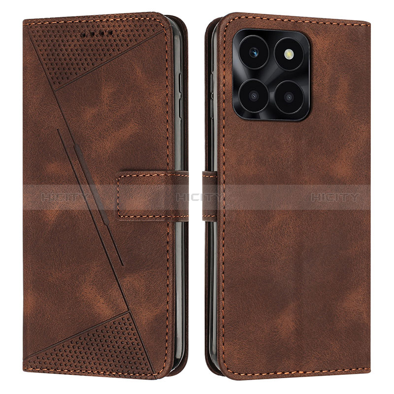 Custodia Portafoglio In Pelle Cover con Supporto Y08X per Huawei Honor X6a