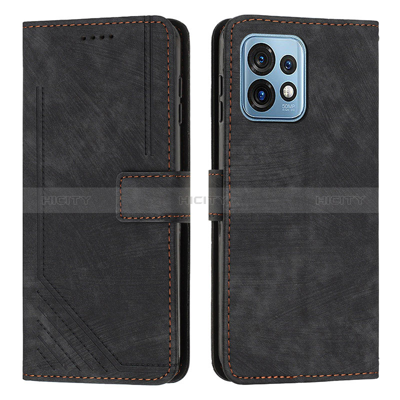 Custodia Portafoglio In Pelle Cover con Supporto Y08X per Motorola Moto Edge 40 Pro 5G Nero