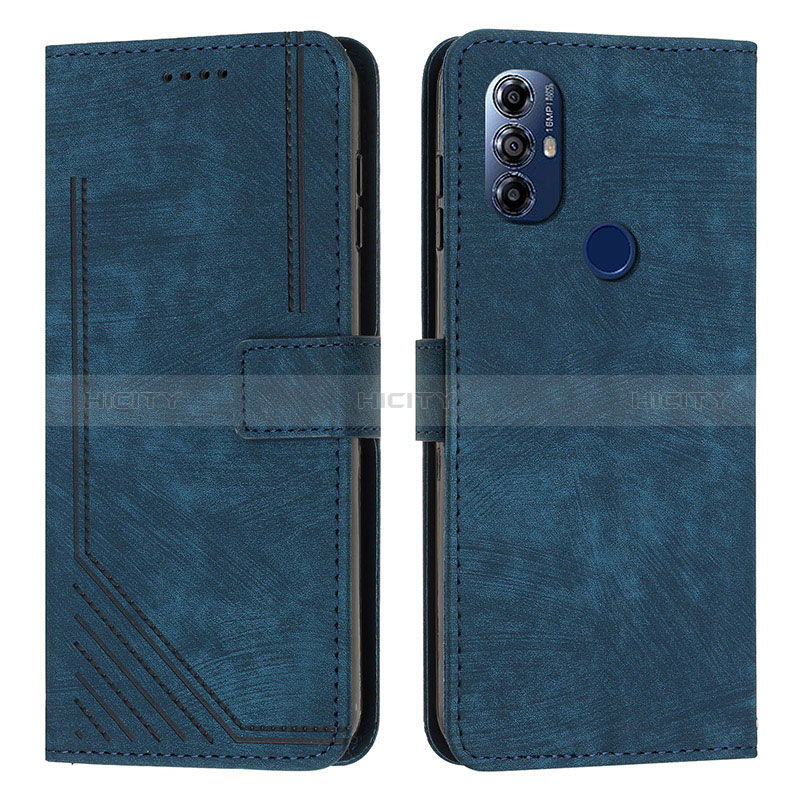 Custodia Portafoglio In Pelle Cover con Supporto Y08X per Motorola Moto G Play (2023)