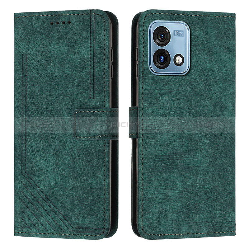 Custodia Portafoglio In Pelle Cover con Supporto Y08X per Motorola Moto G Stylus (2023) 4G Verde