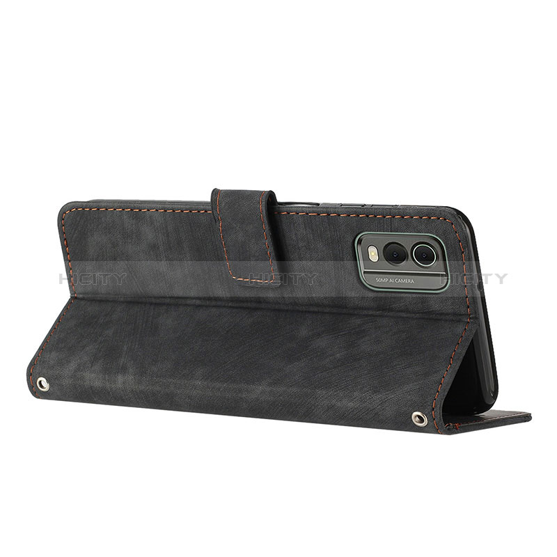 Custodia Portafoglio In Pelle Cover con Supporto Y08X per Nokia C210