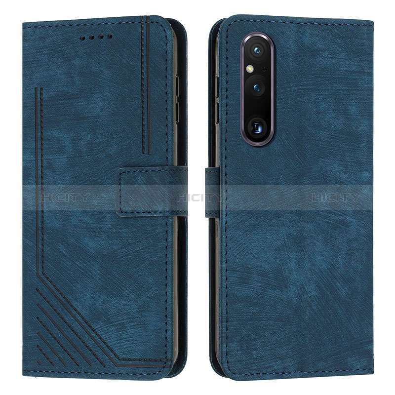 Custodia Portafoglio In Pelle Cover con Supporto Y08X per Sony Xperia 1 V