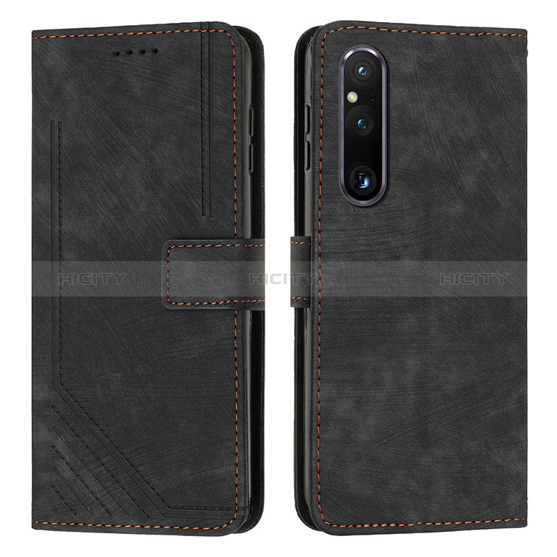 Custodia Portafoglio In Pelle Cover con Supporto Y08X per Sony Xperia 1 V