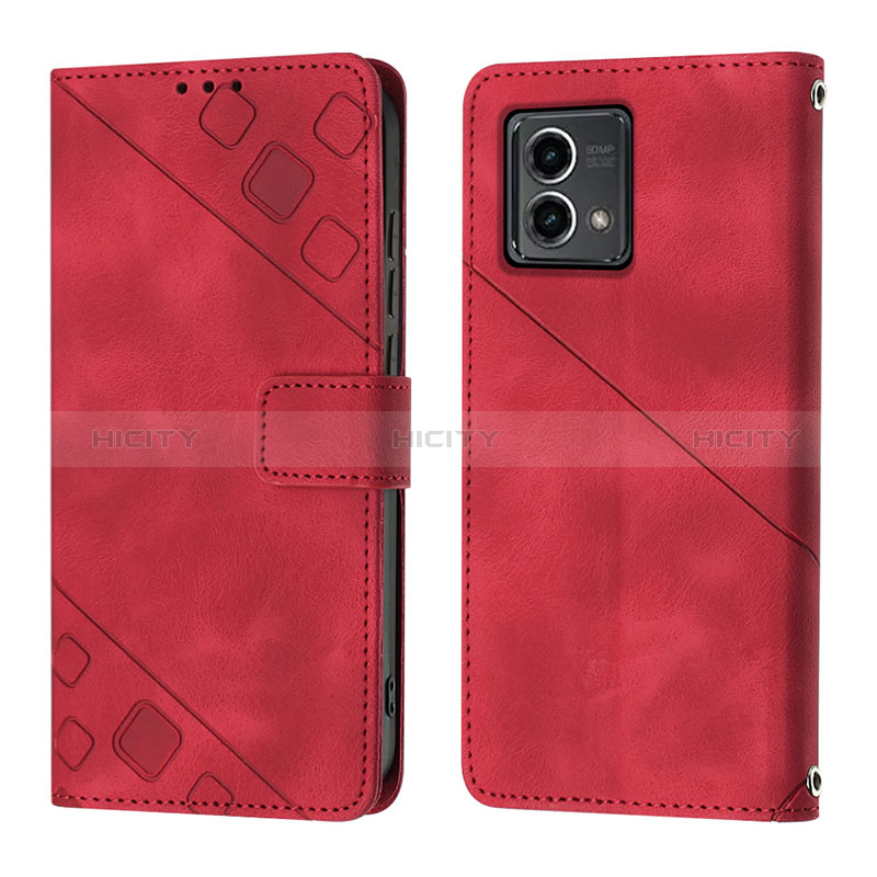 Custodia Portafoglio In Pelle Cover con Supporto YB1 per Motorola Moto G 5G (2023)