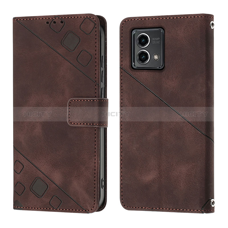 Custodia Portafoglio In Pelle Cover con Supporto YB1 per Motorola Moto G 5G (2023)