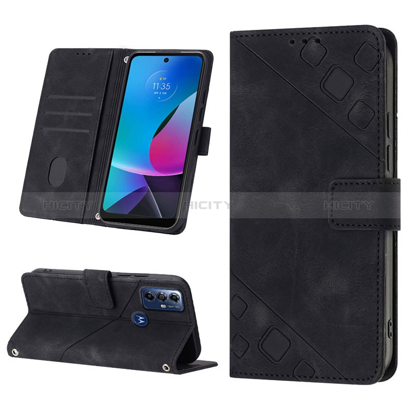 Custodia Portafoglio In Pelle Cover con Supporto YB1 per Motorola Moto G Play Gen 2