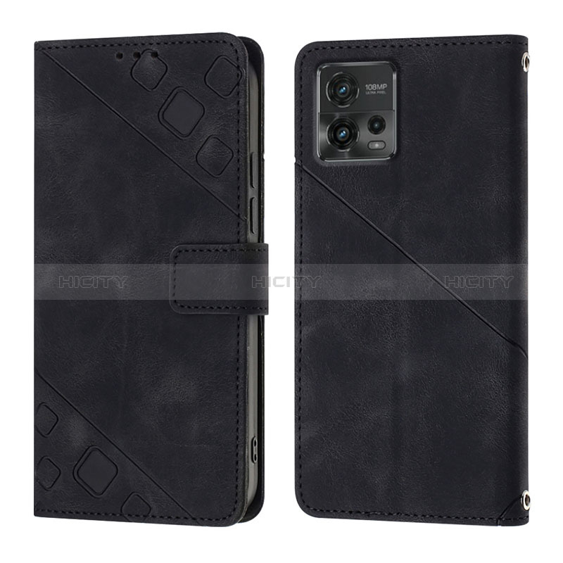 Custodia Portafoglio In Pelle Cover con Supporto YB1 per Motorola Moto G72