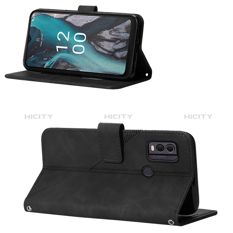 Custodia Portafoglio In Pelle Cover con Supporto YB1 per Nokia C22