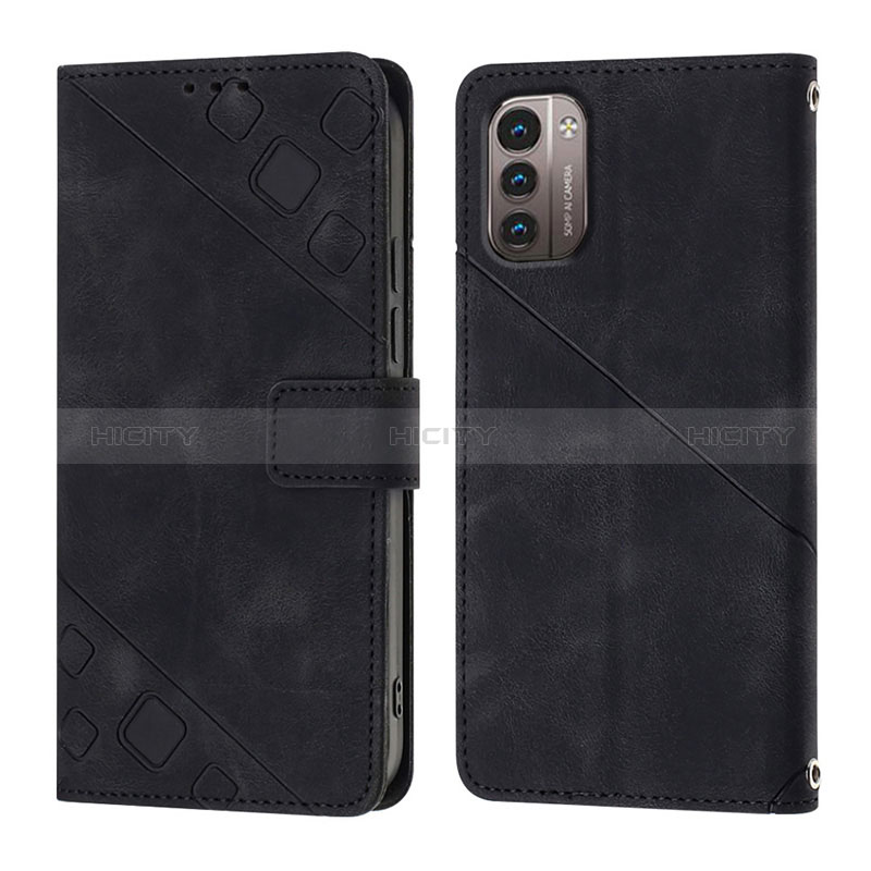 Custodia Portafoglio In Pelle Cover con Supporto YB1 per Nokia G11