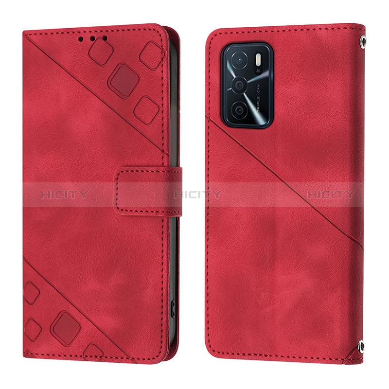 Custodia Portafoglio In Pelle Cover con Supporto YB1 per Oppo A16