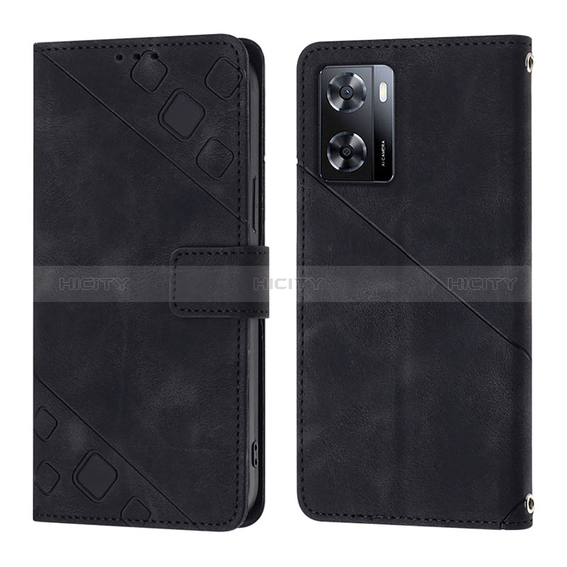 Custodia Portafoglio In Pelle Cover con Supporto YB1 per Oppo A57e