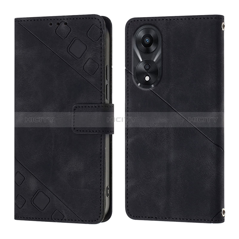 Custodia Portafoglio In Pelle Cover con Supporto YB1 per Oppo A58 5G