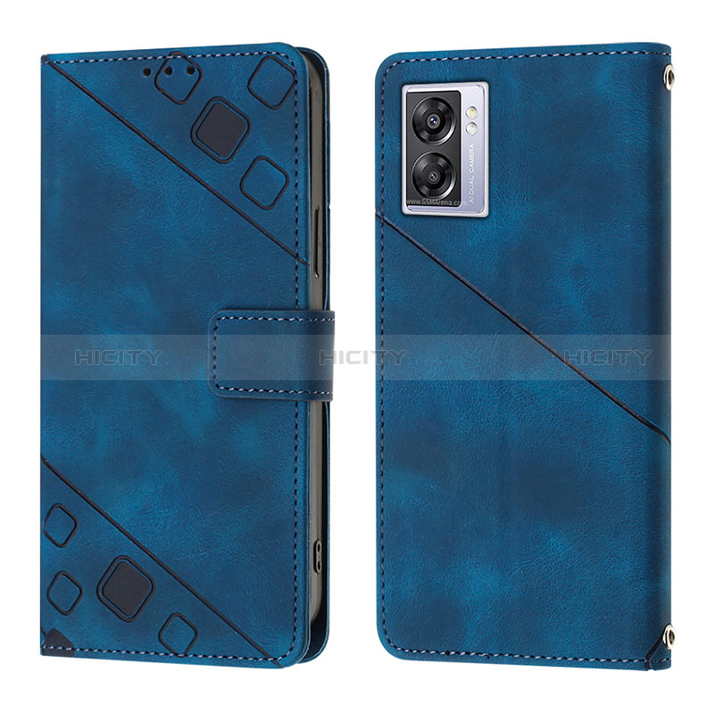 Custodia Portafoglio In Pelle Cover con Supporto YB1 per Oppo A77 5G