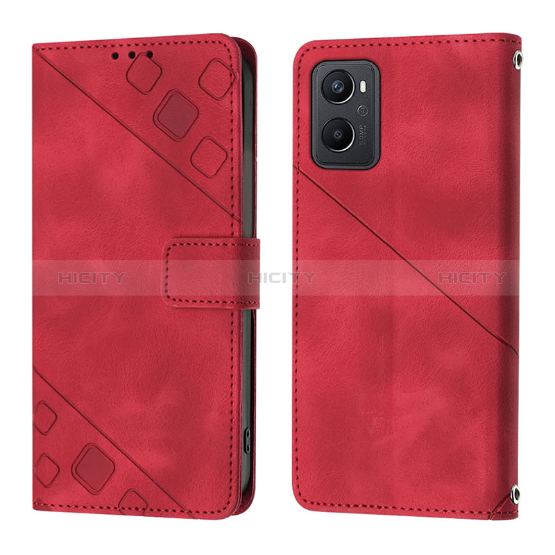 Custodia Portafoglio In Pelle Cover con Supporto YB1 per Oppo A96 4G