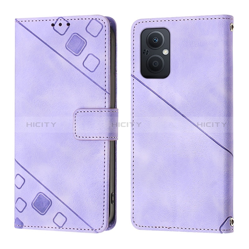 Custodia Portafoglio In Pelle Cover con Supporto YB1 per Oppo A96 5G