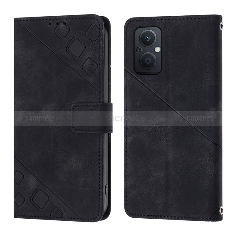 Custodia Portafoglio In Pelle Cover con Supporto YB1 per Oppo A96 5G