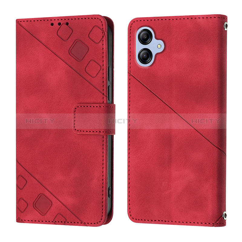 Custodia Portafoglio In Pelle Cover con Supporto YB1 per Samsung Galaxy A04E