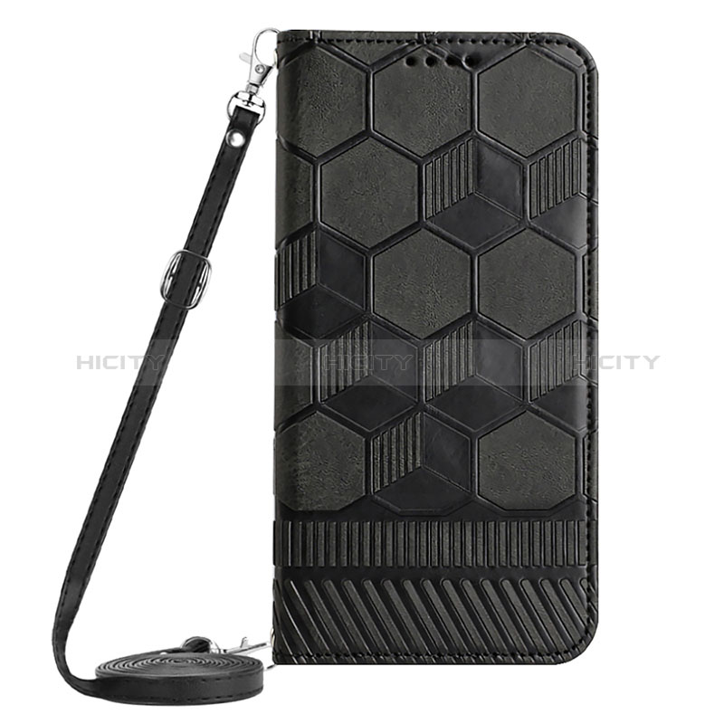 Custodia Portafoglio In Pelle Cover con Supporto YB1 per Samsung Galaxy A34 5G Nero