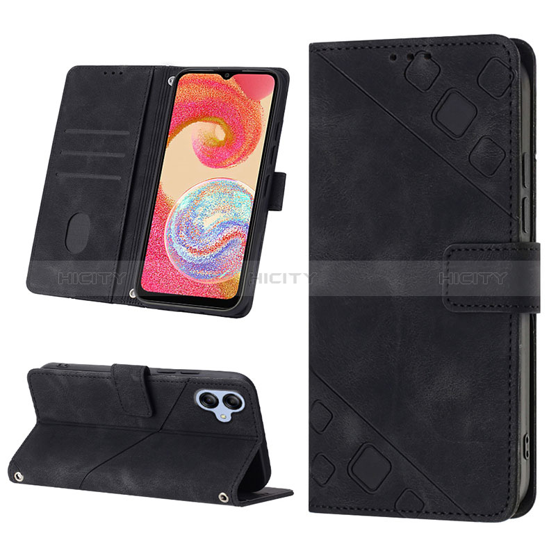 Custodia Portafoglio In Pelle Cover con Supporto YB1 per Samsung Galaxy F04