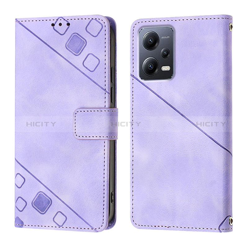 Custodia Portafoglio In Pelle Cover con Supporto YB1 per Xiaomi Poco X5 5G