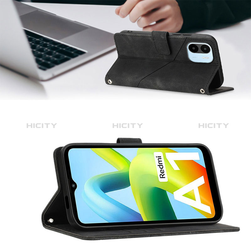 Custodia Portafoglio In Pelle Cover con Supporto YB1 per Xiaomi Redmi A1