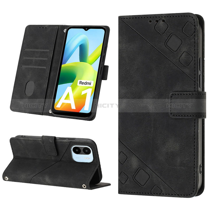 Custodia Portafoglio In Pelle Cover con Supporto YB1 per Xiaomi Redmi A2