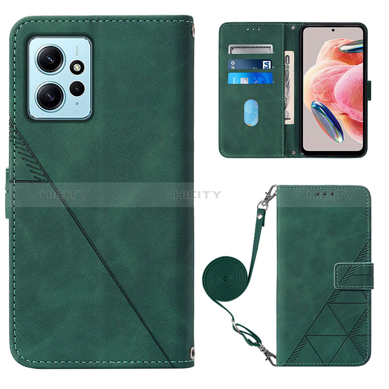 Custodia Portafoglio In Pelle Cover con Supporto YB1 per Xiaomi Redmi Note 12 4G